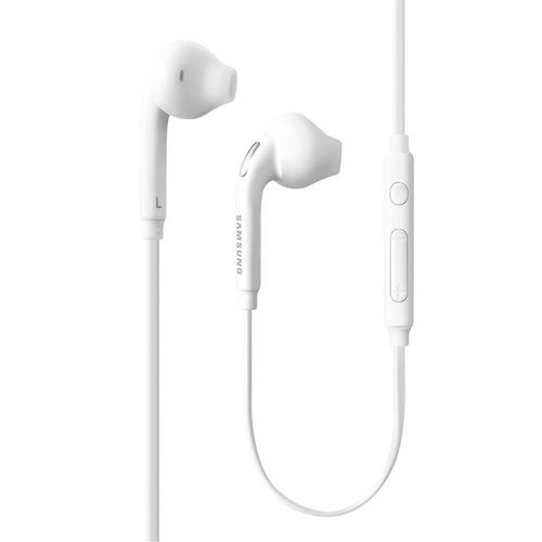 Écouteurs Originaux D'origine Samsung Audio Stéréo Filaire Jack 3,5mm Kit Piéton Mains Libres Blanc [100% Original Officiel] Eo-Eg920bw Pour Téléphone Portable