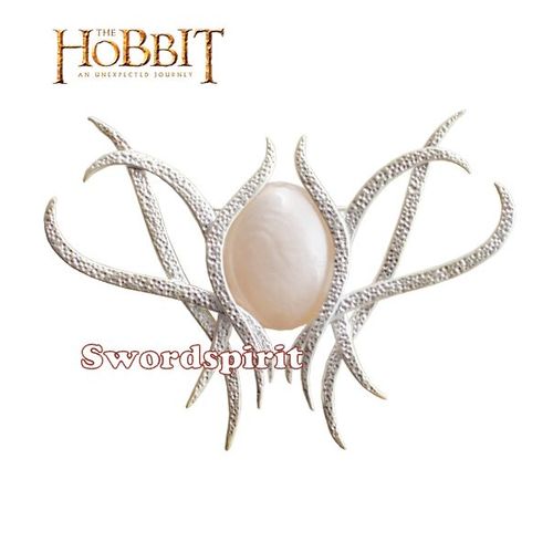 Broche Le Hobbit Galadriel Broche Bijou Plaqué Argent Nn1232