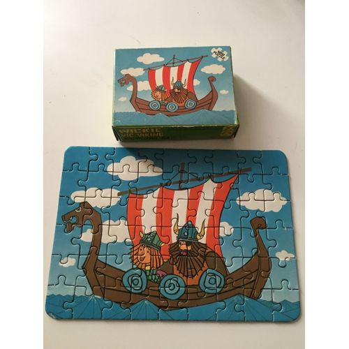 Mini Puzzle Vic Le Viking 54 Pièces - Fx Schmid 1978 