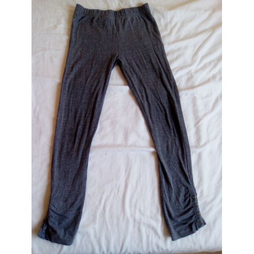 Legging Vitamine Coton 10 Ans Gris