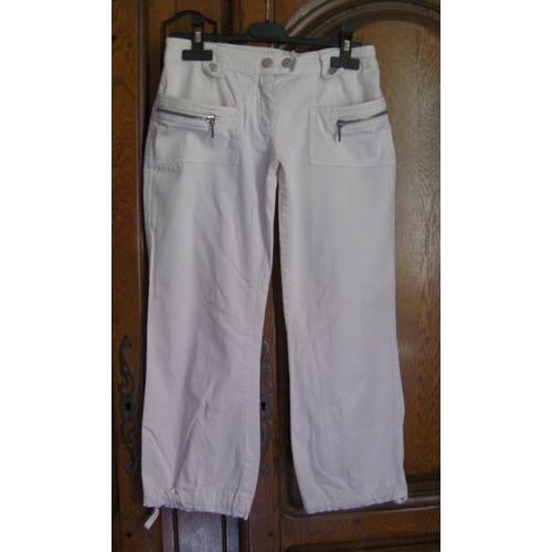 Pantalon Blanc Jennyfer - Taille Xxs 