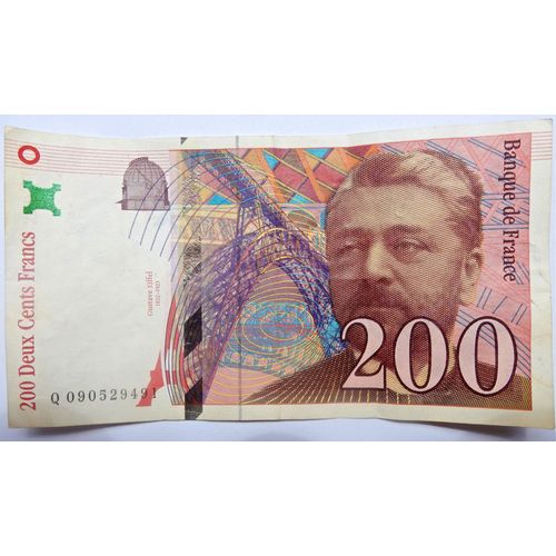 Billet De 200 Francs Gustave Eiffel France