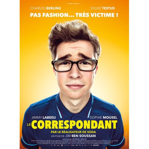 Le Correspondant - Véritable Affiche De Cinéma Pliée - Format 40x60 Cm - De Jean-Michel Ben Soussan Avec Jimmy Labeeu, Sophie Mousel, Charles Berling, Sylvie Testud, Frank Bellocq, Léon Plazol  - 2016