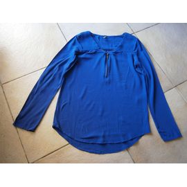 Tunique Naf Naf Wenc117ad Viscose 36 Bleu