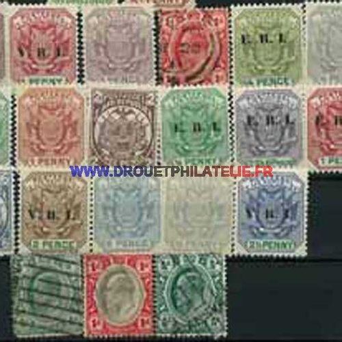 Transvaal 25 Timbres Differents Obliteres