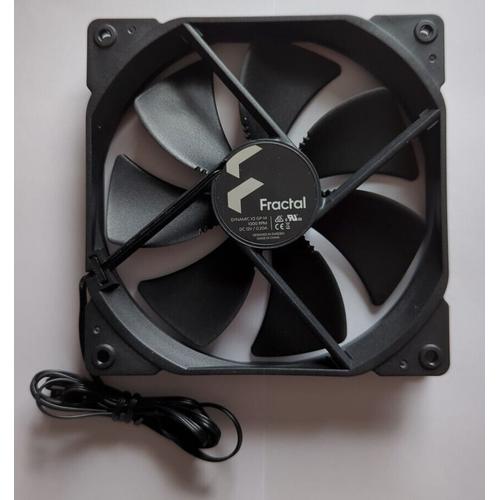 Ventilateur Fractal Design Dynamic X2 GP-14 140mm Black 3-Pin 1000 RPM DC 12V