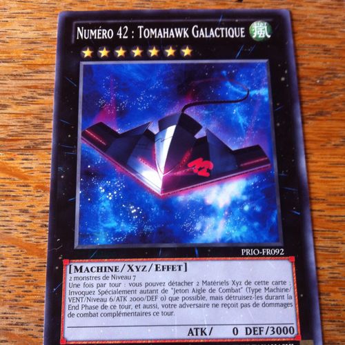 Yu-Gi-Oh! - Prio-Fr092 - Numéro 42 : Tomahawk Galactique - Commune