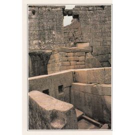 Pérou, " Détail Architectural Au Machu Picchu ".
