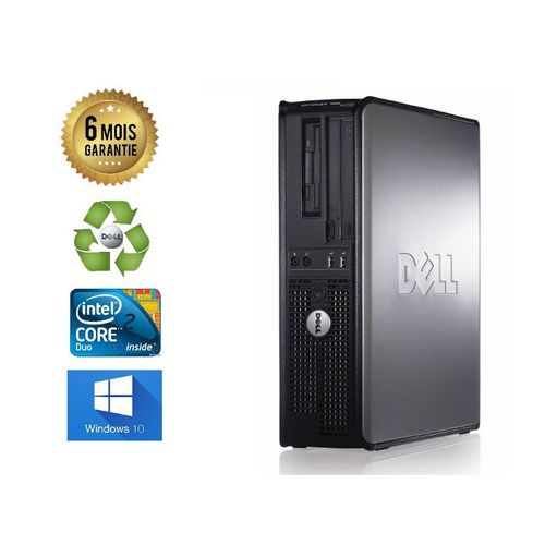 Unité Centrale  Dell Optiplex  780 SFF Core2Duo 2,93Ghz RAM 8GO HDD 250 GO  Windows 10