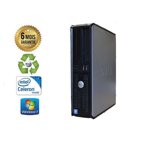 Unité CentraleDell Optiplex 380 SSF Celeron 2.5Ghz RAM 4GO HDD 160 GO   Windows 7