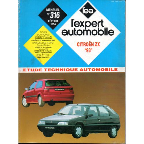 Revue Technique L'expert Automobile N° 316 Citroen Zx 93 Essence Et Diesel