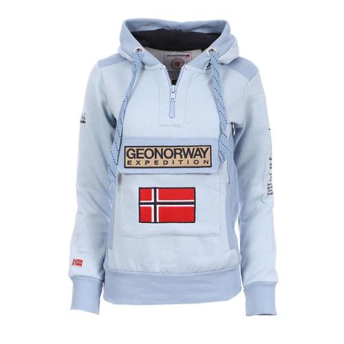 Sweat Bleu Femme Geographical Norway Gymclass