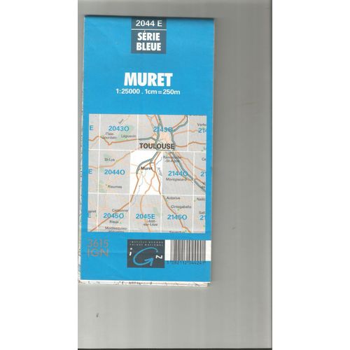 Carte Ign Série Bleue 1 : 25000, 2044 E Muret
