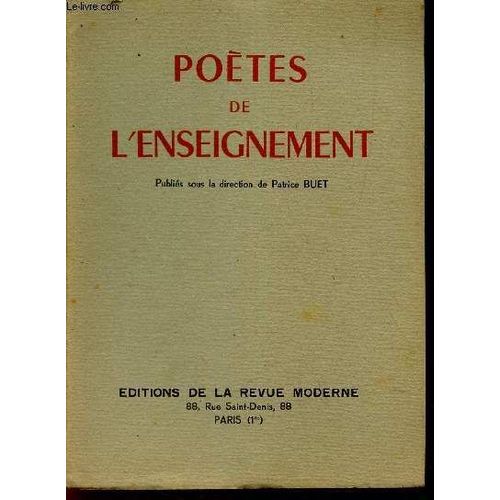 Poetes De L'enseignement.