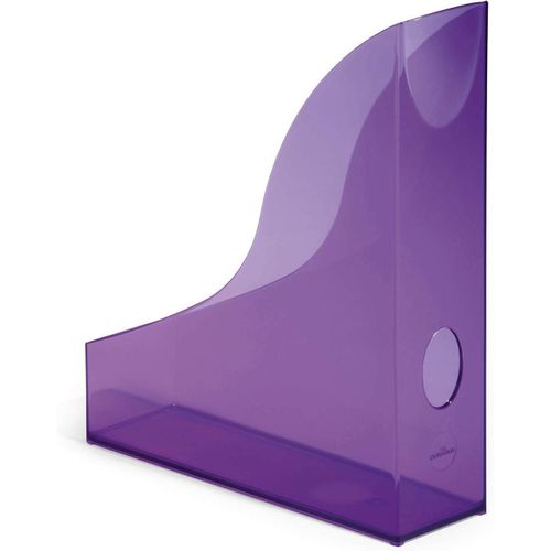 Durable Porte-revue MAGAZINE RACK BASIC Transparent Violet
