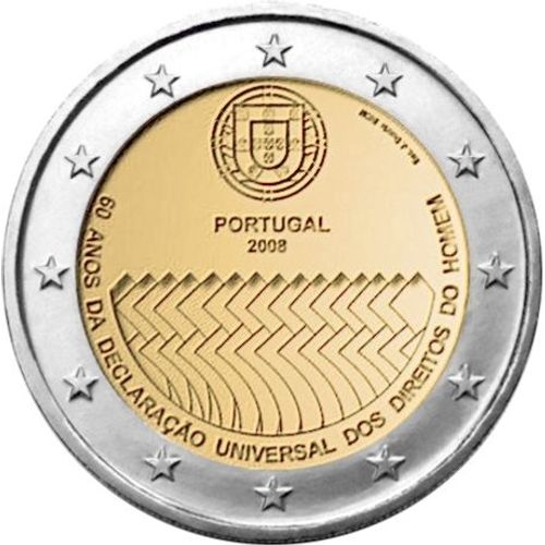 2 Euros Commémorative Portugal 2008