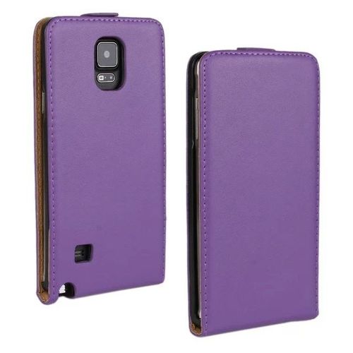 Etui Flip Samsung Galaxy Note 4 Cuir (Pu) Aimanté Violet Purple Design Not1960_3