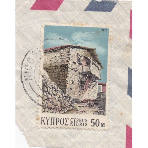 Timbre Chypre : Habitat Traditionnel, 50 M
