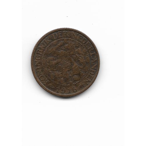 1 Cent - Wilhelmina 1916 Pays-Bas