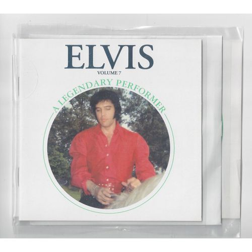 Elvis Presley A Legendary Performer Volume 7 Studio Livret 16 Pages Disc Original 29 Tracks Soundboard Recording Edition Limitée 500 Exemplaires Neuf Sous Pochette Plastique Scellée Extrêmement Rare