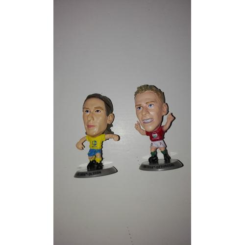 Lot De 2 Figurines Foot Soccer Starz, Olsson, Dzsudzsak, Suède Et Hongrie