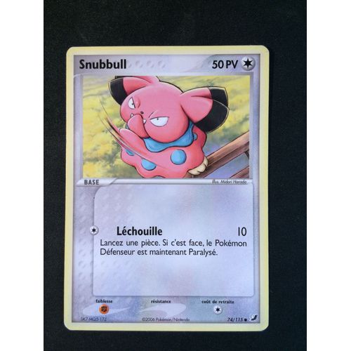 Snubbull 74/115 Set Ex Forces Cachées Fr