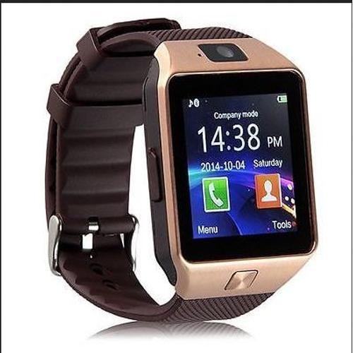 Dz09 Bluetooth Montre Smart Watch Téléphone Carte Sim Pour Android Iphone Samsung Lg Htc (D'or)