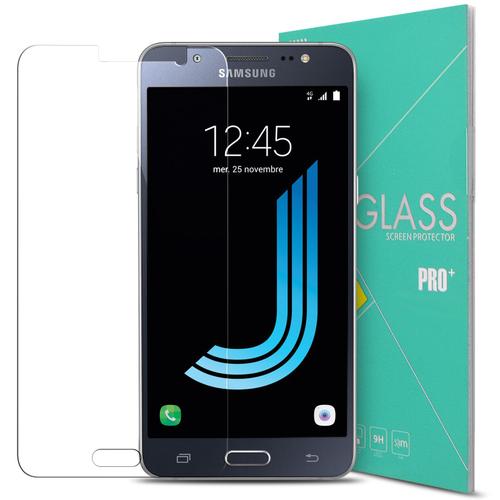 Caseink - Protection Écran Verre Trempé Pour Samsung Galaxy J5 2016 (J510) - 9h Séries Glass Pro+ Hd [ Dureté Extreme 9h Epaisseur 0.33mm Angles Incurvés 2.5d ]