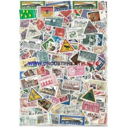 Suede 1000 Timbres Differents Obliteres