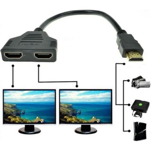 1080P Port HDMI mle  2 femelle 1 In 2 Out Splitter cble adaptateur convertisseur ew1184