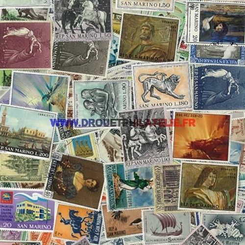 Saint Marin - Lot De 100 Timbres Differents