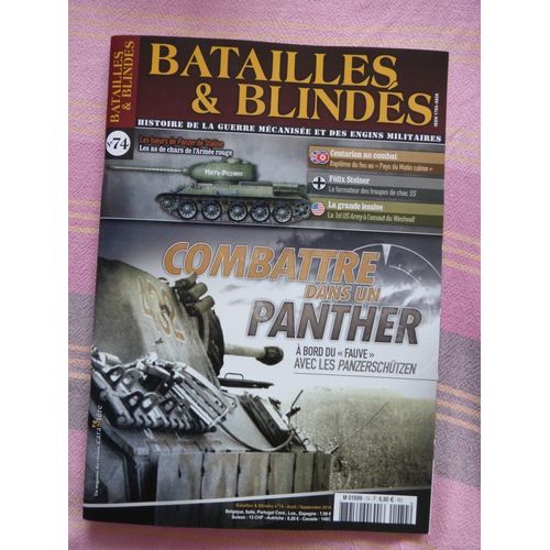 Batailles Et Blindés N° 74. Combattre Dans Un Panther