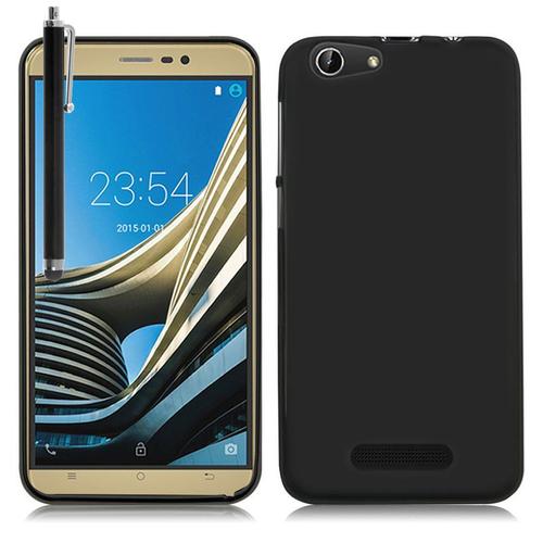 Coque Silicone Gel Pour Cubot Note S 5.5'' - Noir + Stylet
