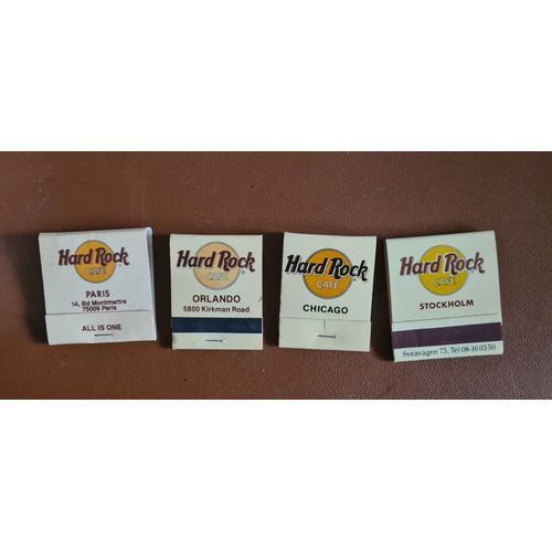 Pochettes Allumettes Hard Rock Cafe