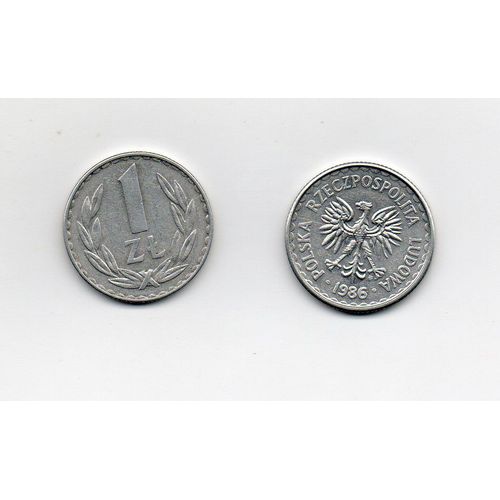 Pologne 1 Zloty 1986