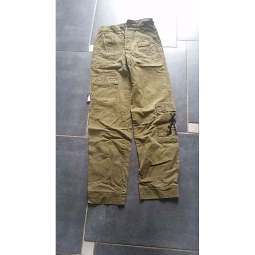 Pantalon Jennyfer Coton 32 Kaki