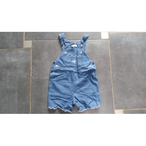 Combinaison Kimbaloo Short Coton 12 Mois Bleu
