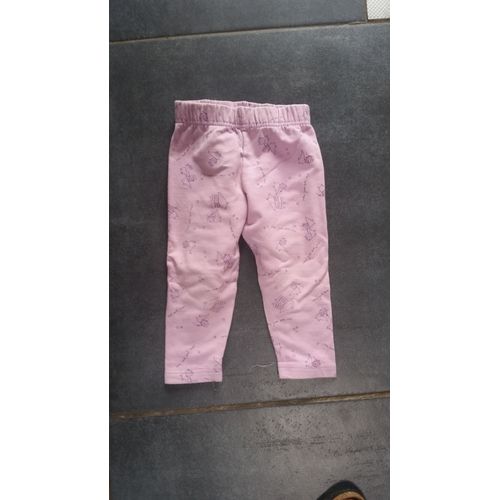 Pantalon Grain De Blé Coton 12 Mois Violet Imprimé Souris