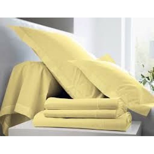Housse Traversin Jaune Clair 80x166 Cm