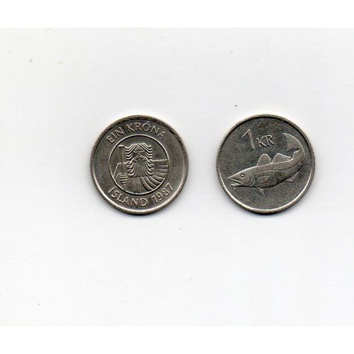 Islande 1 Krona 1987