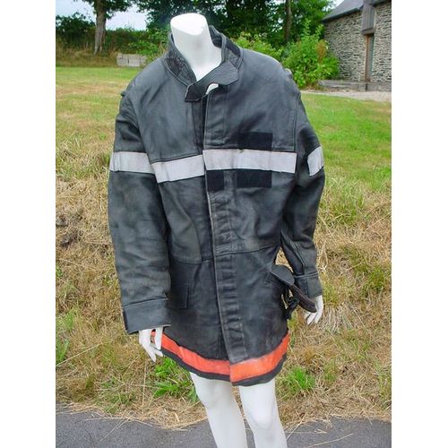 Sapeurs Pompiers Veste D'intervention Cuir De Reforme