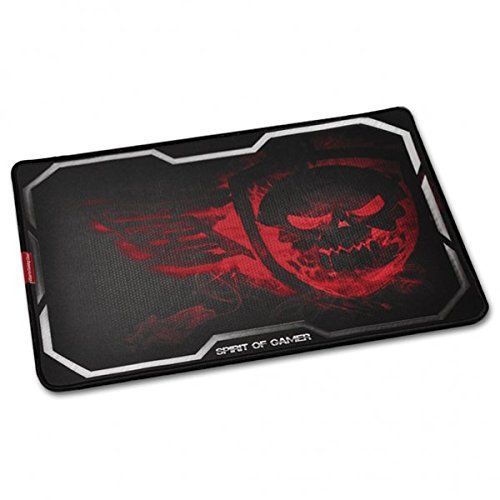 Tapis de souris Gaming ADVANCE- Texture ultrafine pour des mouvements de souris précis - Base anti dérapante - 295 x 235 x 3 mm - Rouge