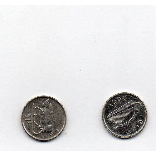 Irlande 5 Pence 1996