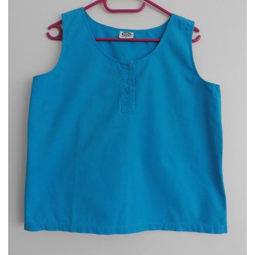 Débardeur Bleu Turquoise. Sedi. Taille 42