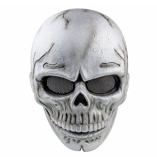 Accessoire Airsoft Paintball Masque Qualité Fibre De Verre Protection Grille Grillage Visage Crâne Déguisement Cosplay Costume Fête Spectacle Soirée Collection