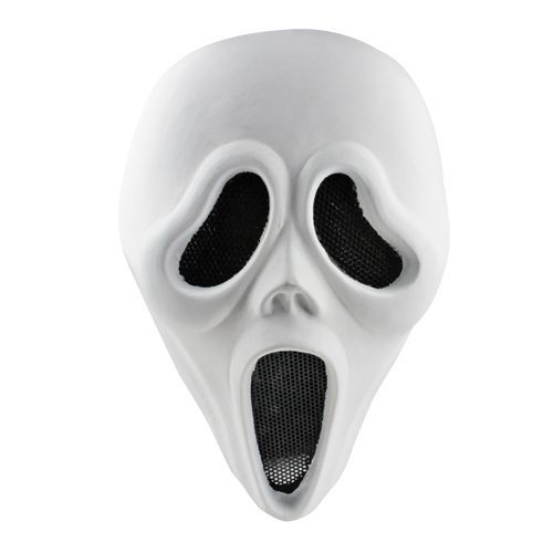 Accessoire Airsoft Paintball Masque Qualité Fibre De Verre Protection Grille Grillage Visage Scream Déguisement Cosplay Costume Fête Spectacle Soirée Collection