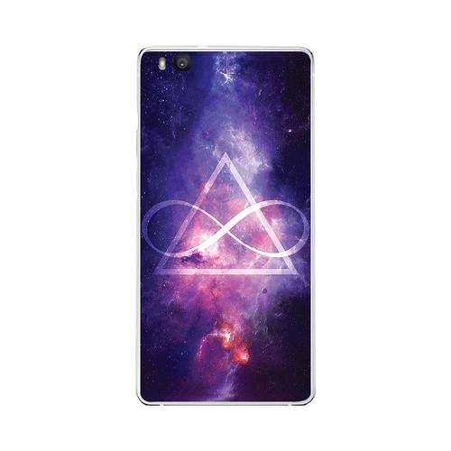 Etui Coque Housse Design Huawei P9 Liteen Silicone Gel Protection Arrière - Infinity Galaxy