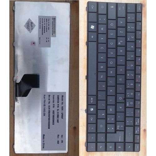 Clavier AZERTY Français PackardBell Easynotes BFS SJM31 KB.I140G.094 NSK-GP00F 9J.N1R82.00F