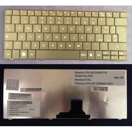 Clavier Keyboard QWERTY ITALIEN Packard Bell DOT dot m/a, dot m/u ZA5 AEZA5I00110 MP-09B96I0-9201 