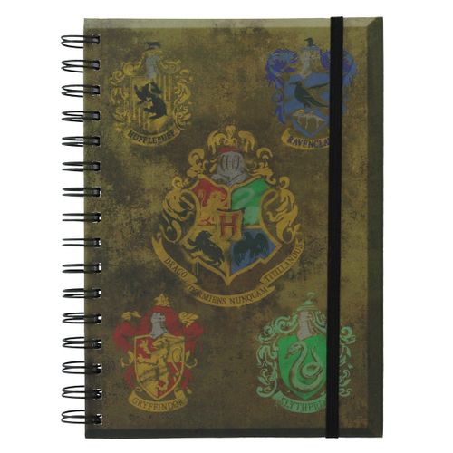 Cahier A5 Harry Potter Hogwarts Crests A5